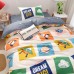 Комплект постельного белья на резинке Сатин Люкс KIDS 100% хлопок CDKR009